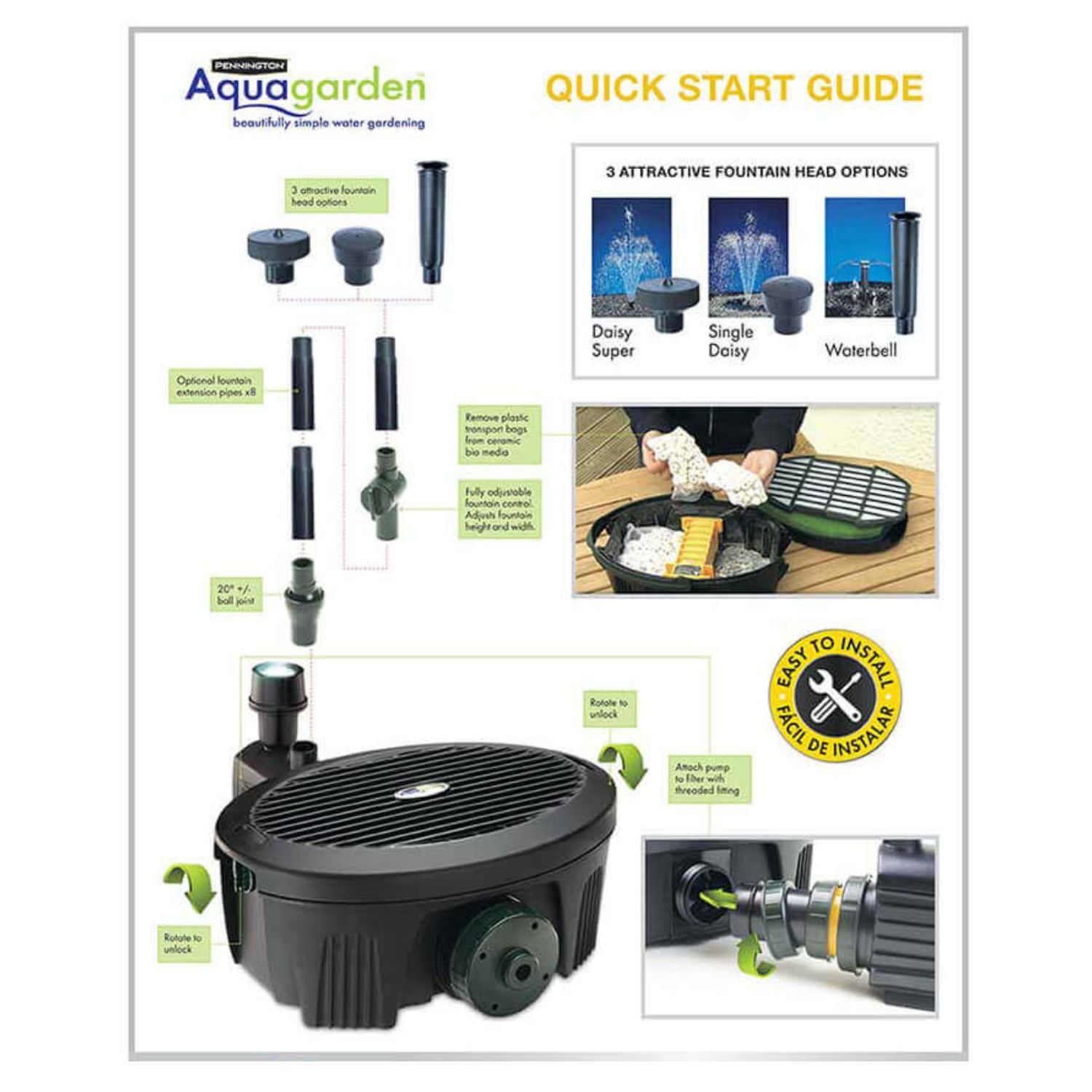 Inpond 5 in 1 200 Pennington Aquagarden