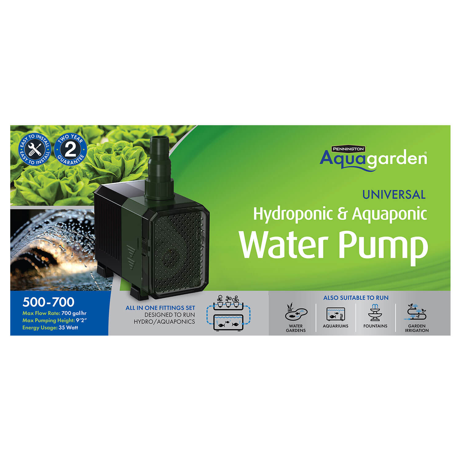 Hydroponic & Aquaponic Pumps