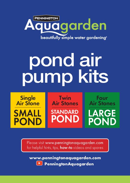 Pond Air Pump Kit Four Air Stones instruction manual